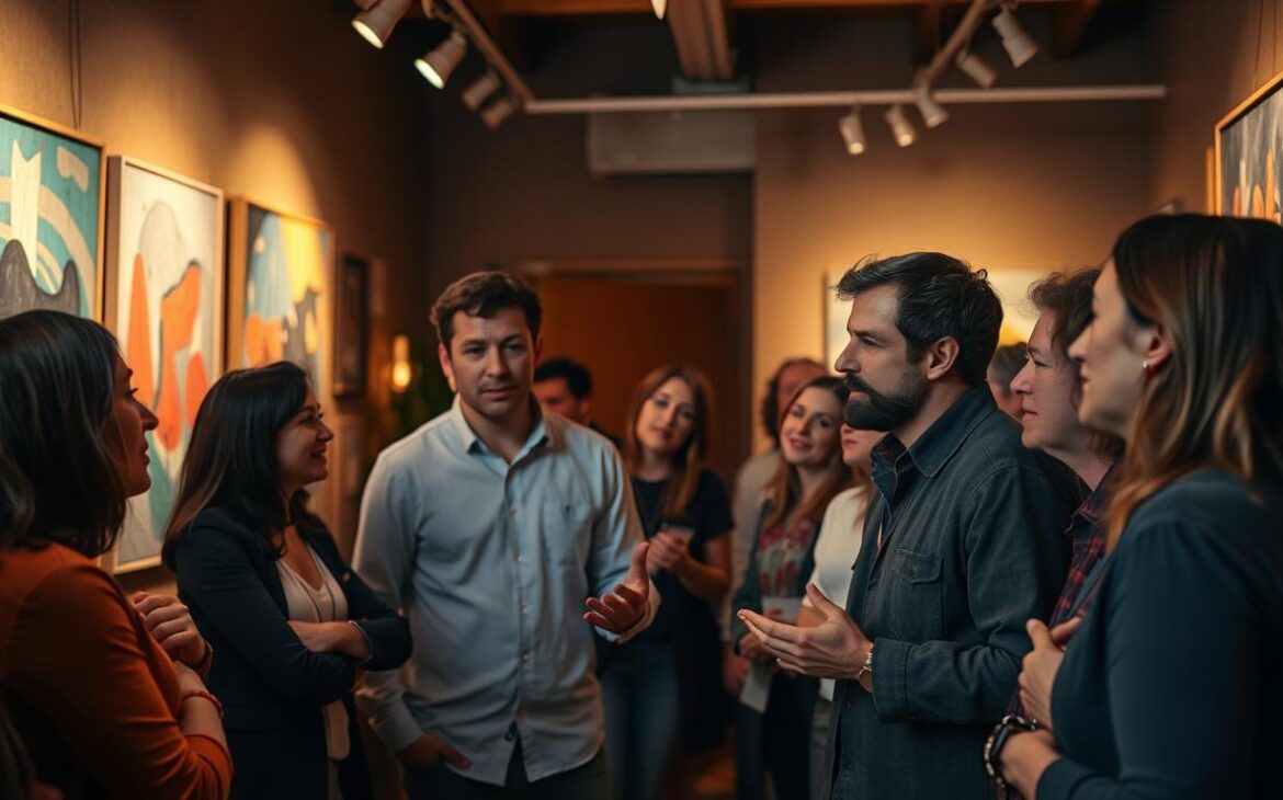Artist audience dialogue in art interpretation Artist audience dialogue in art interpretation