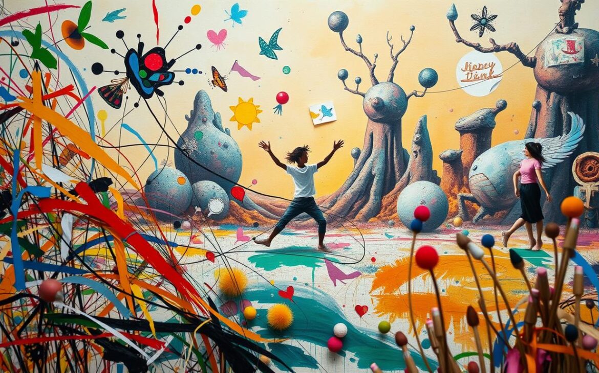 Unstructured creativity benefits Unstructured creativity benefits