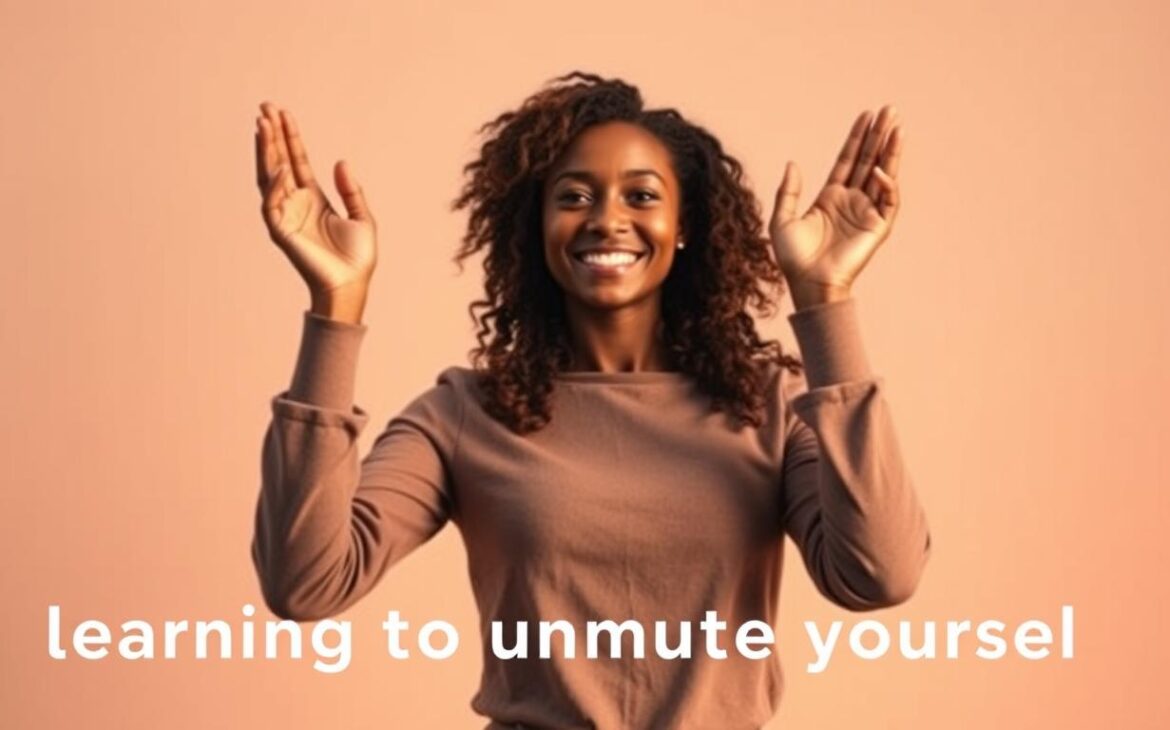 importance of learning to unmute myself importance of learning to unmute myself