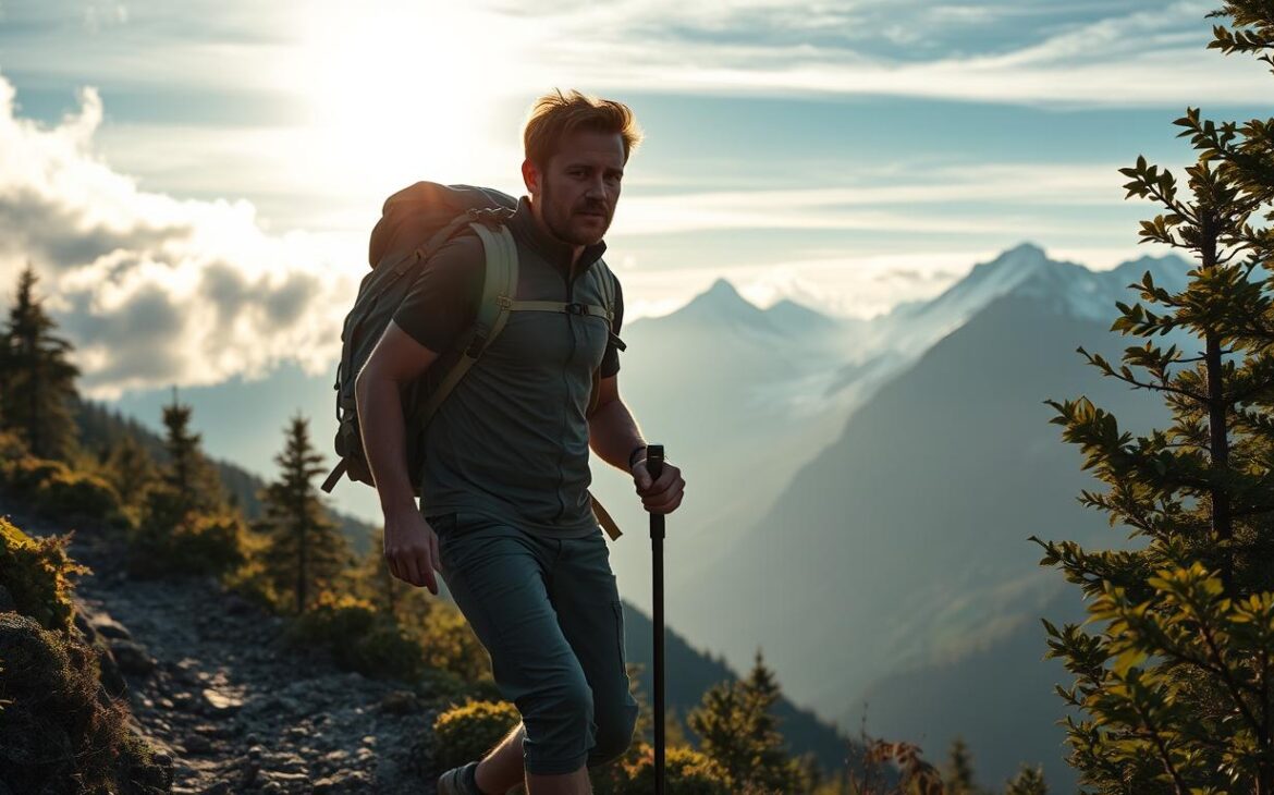 mountain hiker building resilience